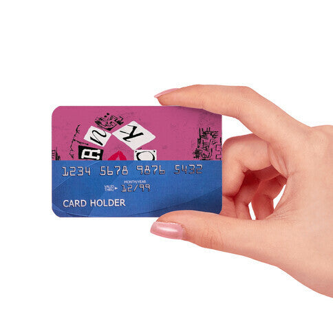 Movie Inspired Slam Book Credit Card Skin