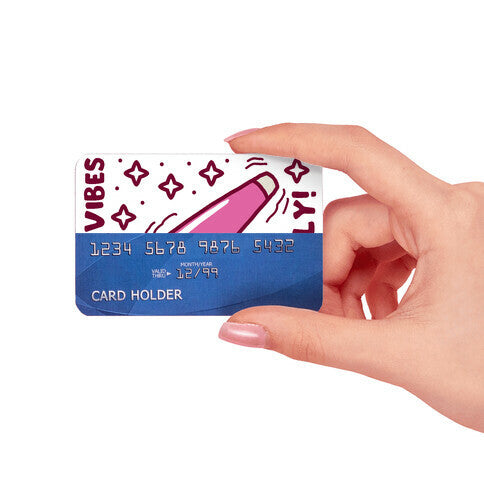 Good Vibes Only Self Love Credit Card Skin