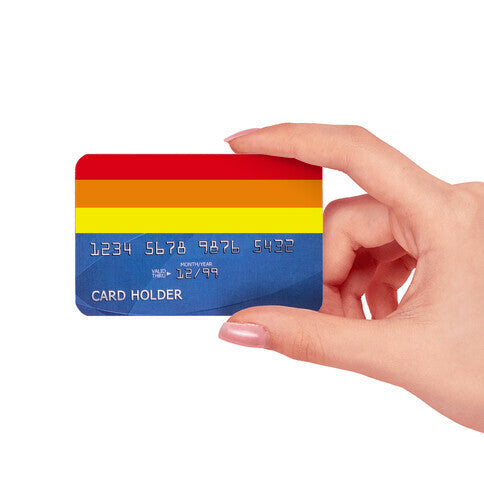 Gay Pride Flag Credit Card Skin
