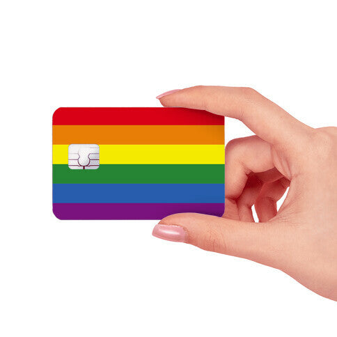 Gay Pride Flag Credit Card Skin