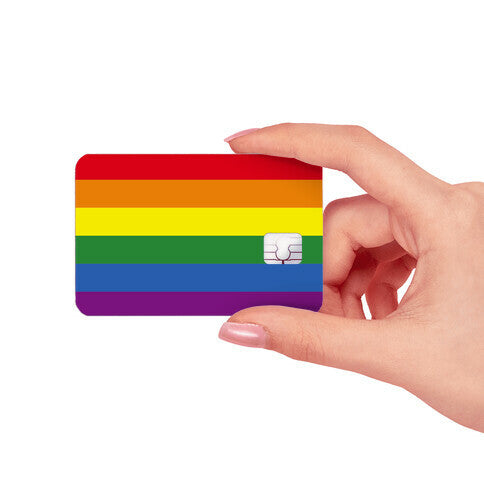 Gay Pride Flag Credit Card Skin