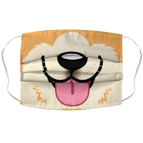 Corgi Mouth Face Mask
