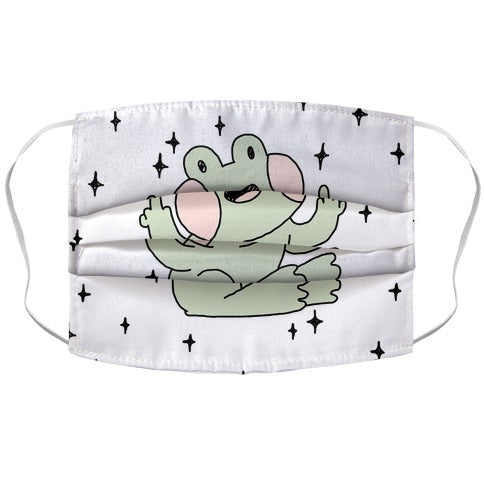 Flicky Frog Face Mask