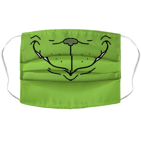 Green Christmas Monster Face Mask