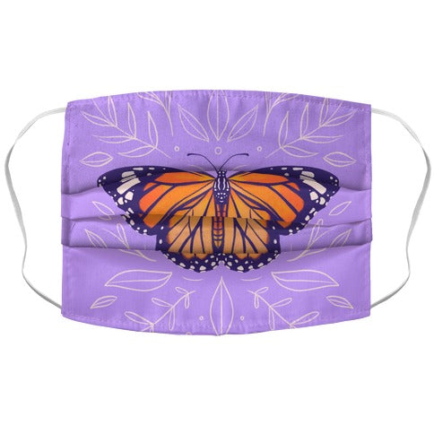 Purple Solo Monarch Face Mask