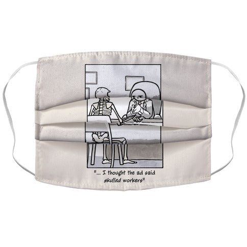Skulled Workers Face Mask