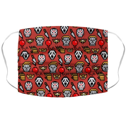 Slashers Pixel Pattern Face Mask