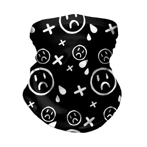 Emo Pattern Neck Gaiter