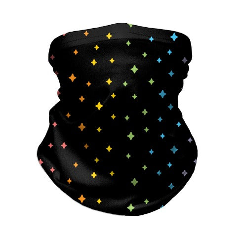 Rainbow Sparkles Neck Gaiter
