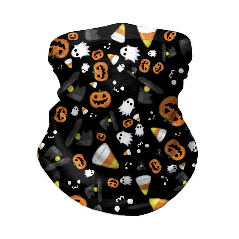 Spoopy Halloween Pattern Neck Gaiter