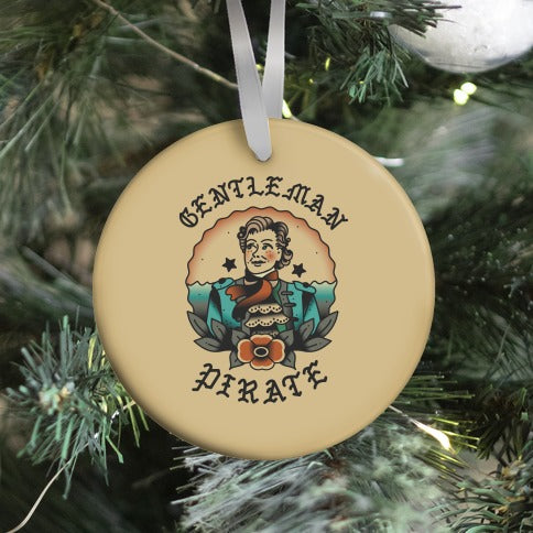 Gentleman Pirate Sailor Jerry Tattoo Ornament