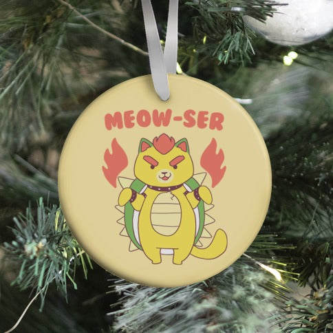 Meow-ser Bowser Ornament