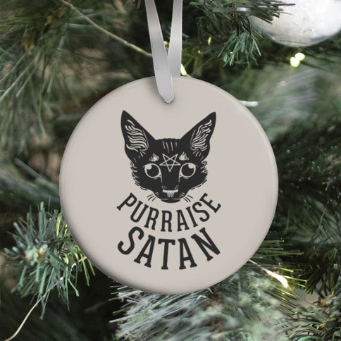 Purraise Satan Ornament