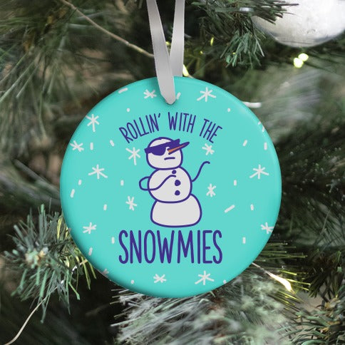 Rollin' With The Snowmies Ornament