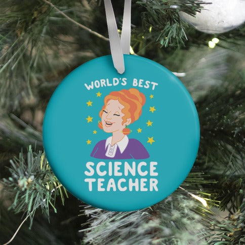 World's Best Science Teacher Ornament