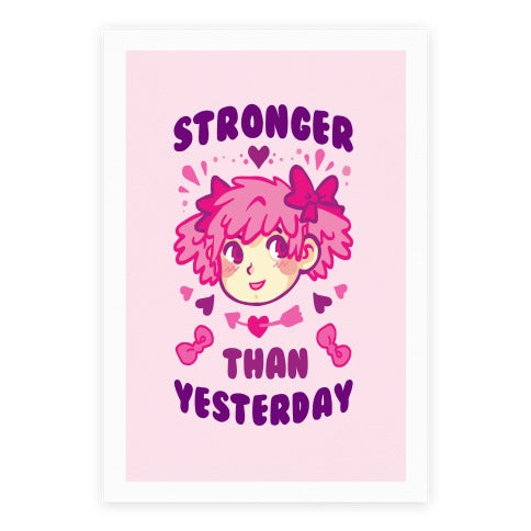 STRONGER THAN YESTERDAY Poster