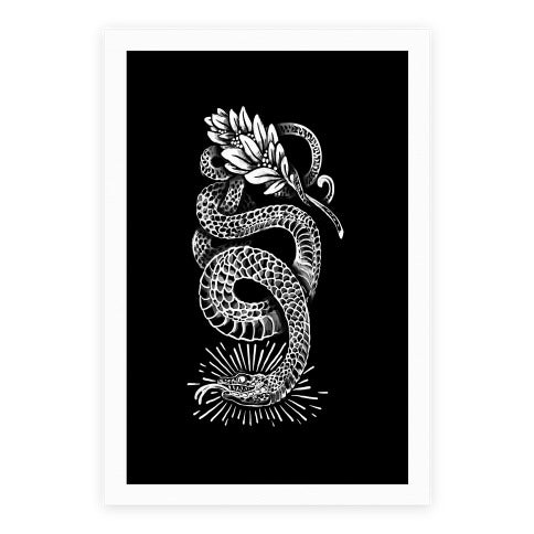 Laurel Snake Poster
