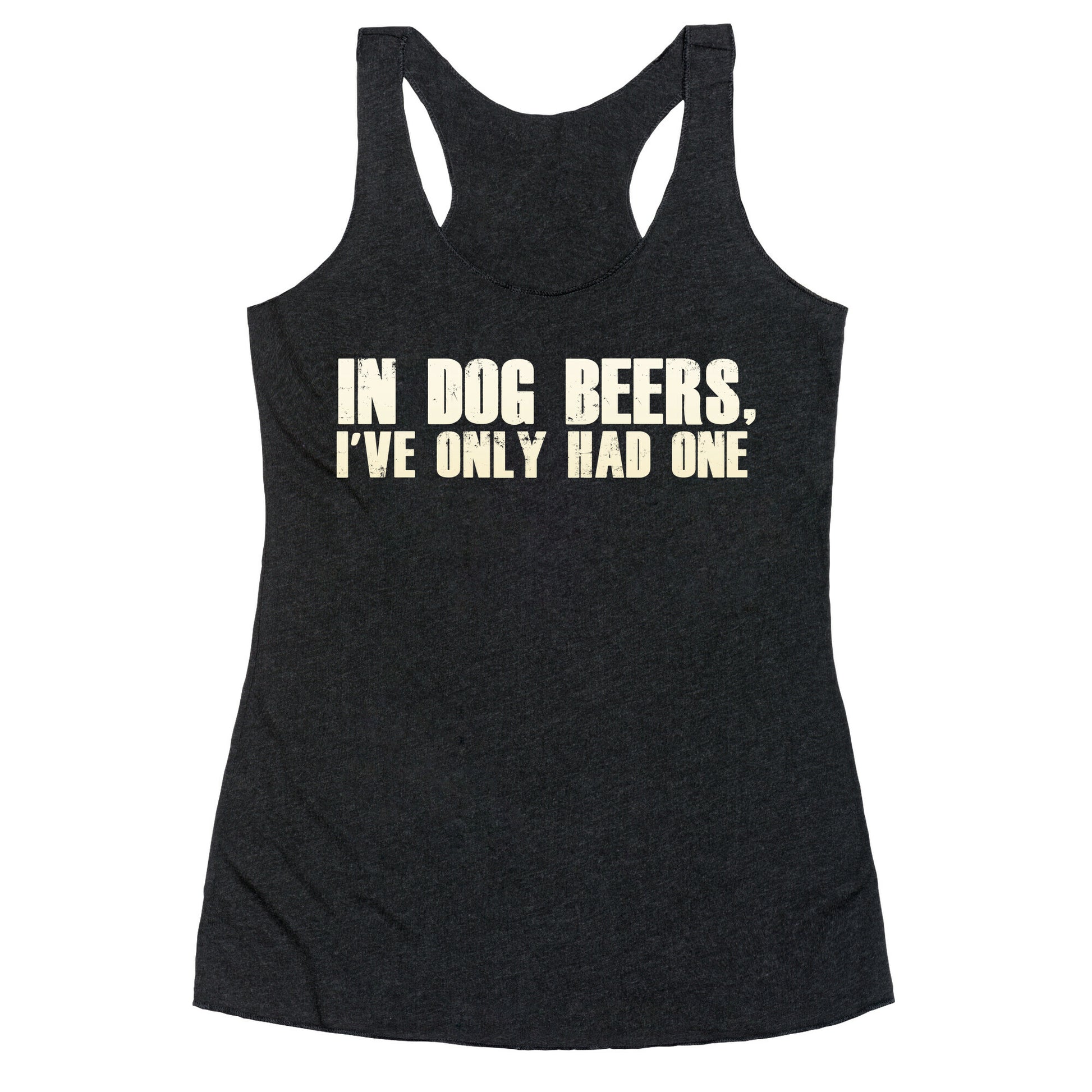 In Dog Beers Racerback Tank