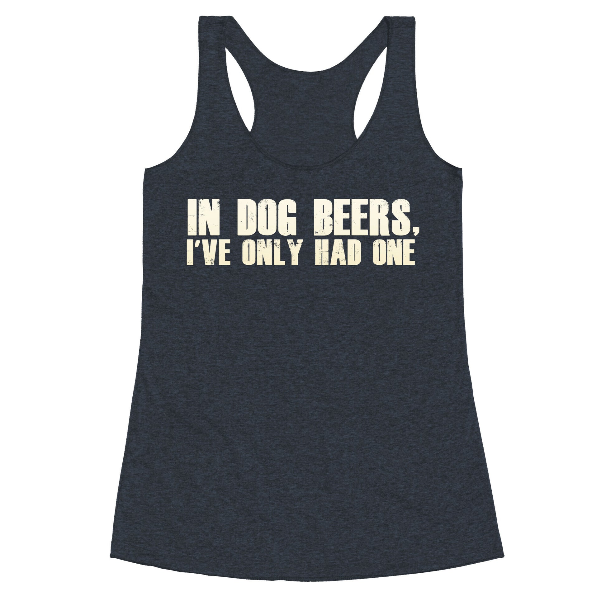 In Dog Beers Racerback Tank