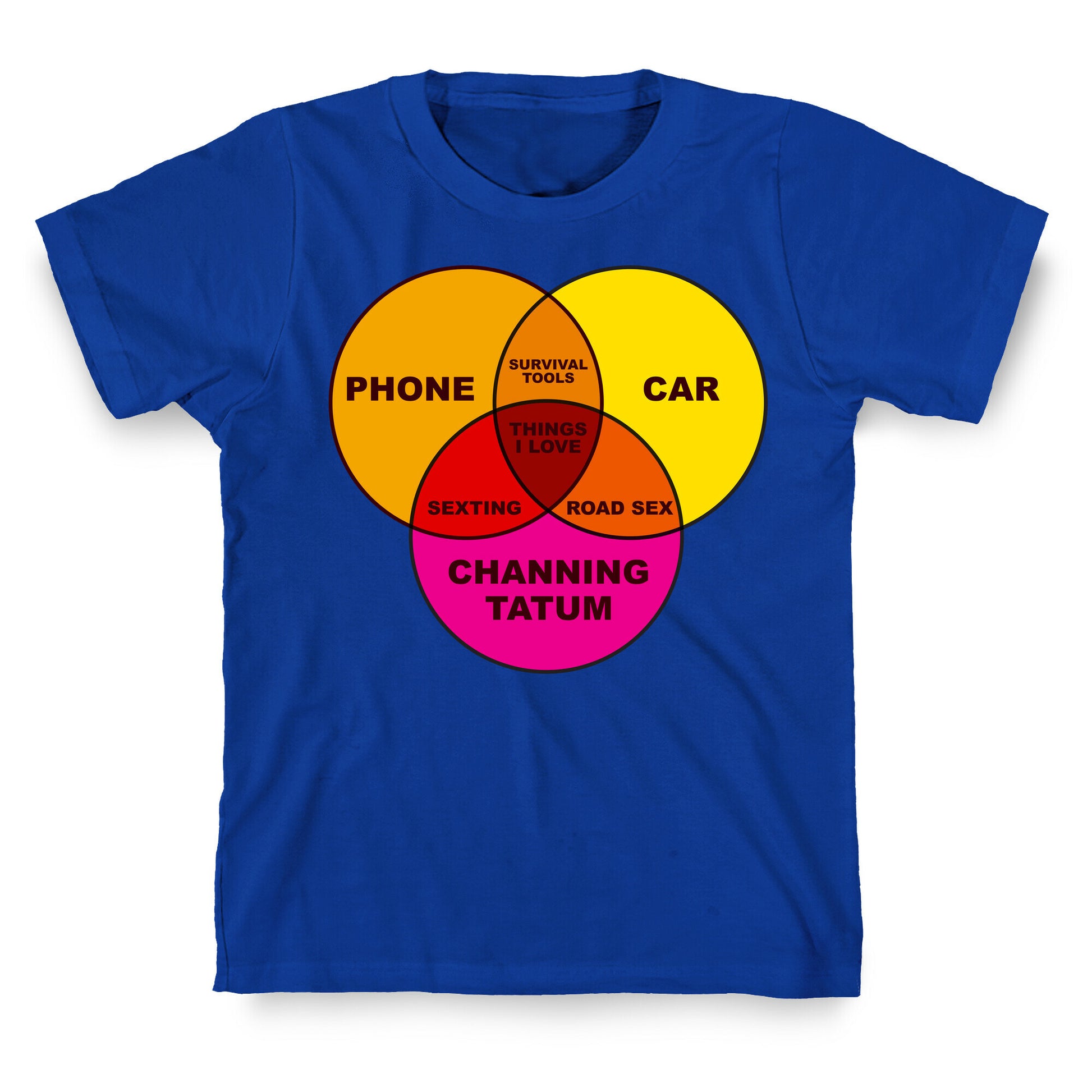 Channing Tatum Venn Diagram T-Shirt
