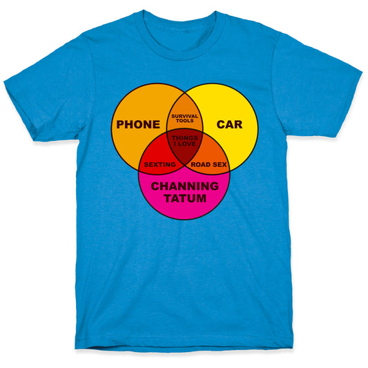 Channing Tatum Venn Diagram T-Shirt