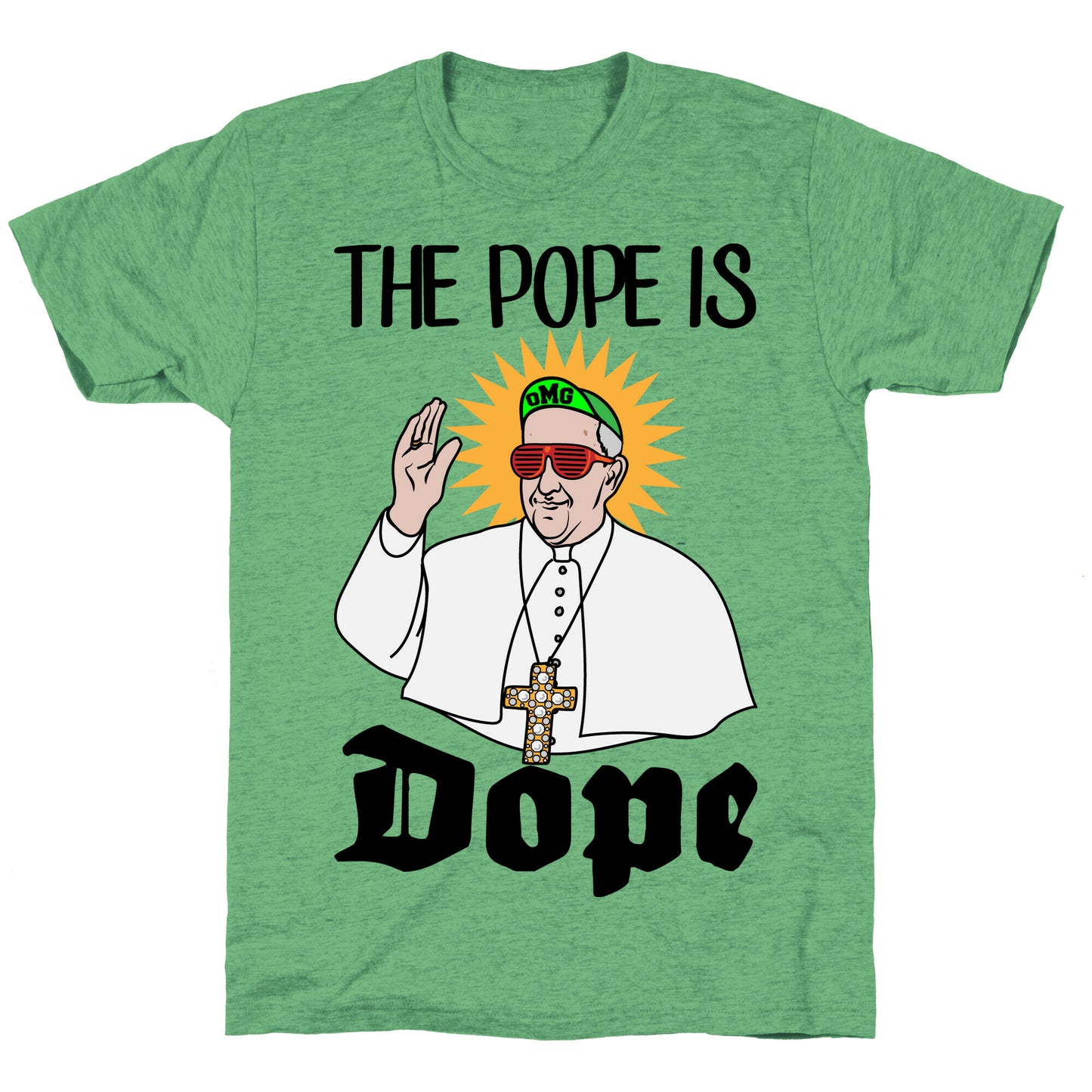 The Pope is Dope Unisex Triblend Tee