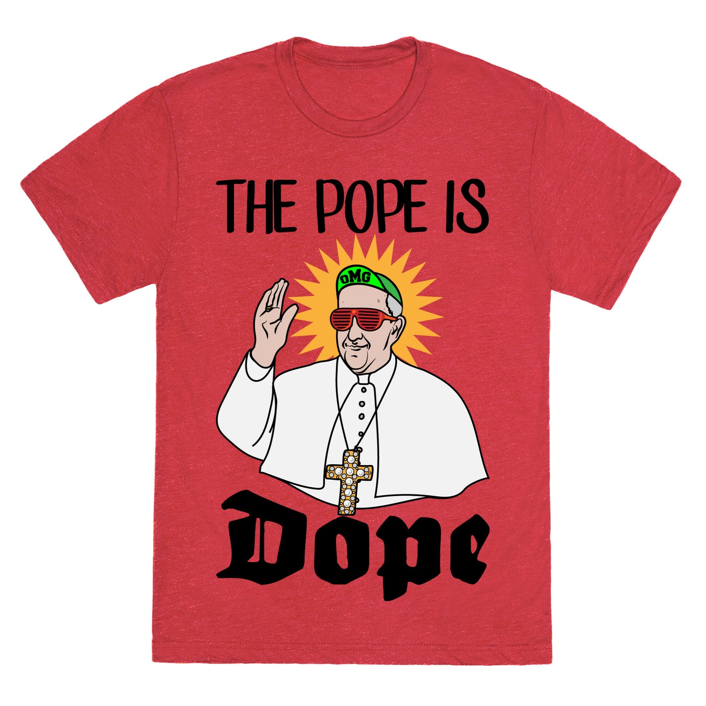 The Pope is Dope Unisex Triblend Tee