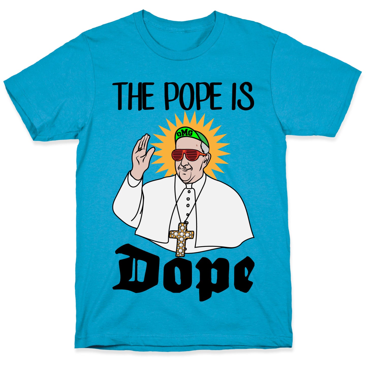 The Pope is Dope Unisex Triblend Tee