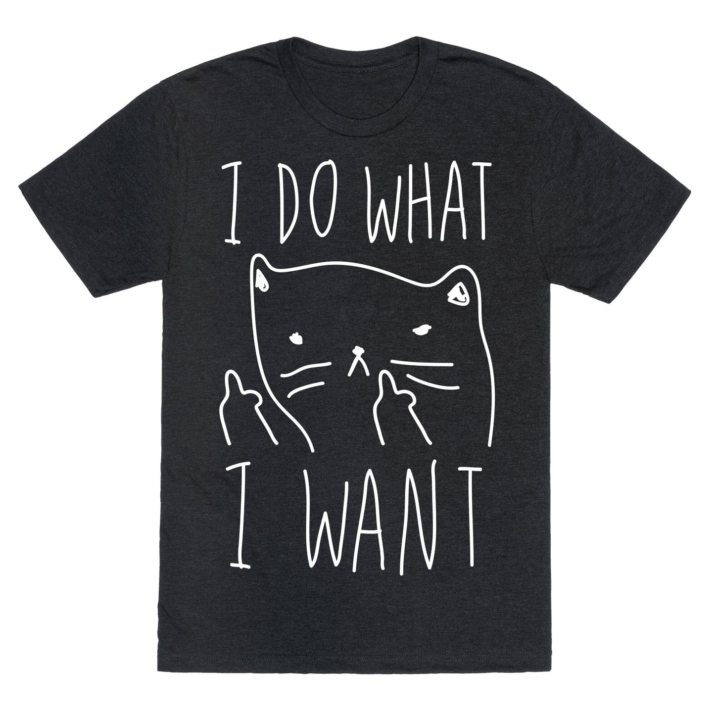 I Do What I Want Cat Unisex Triblend Tee
