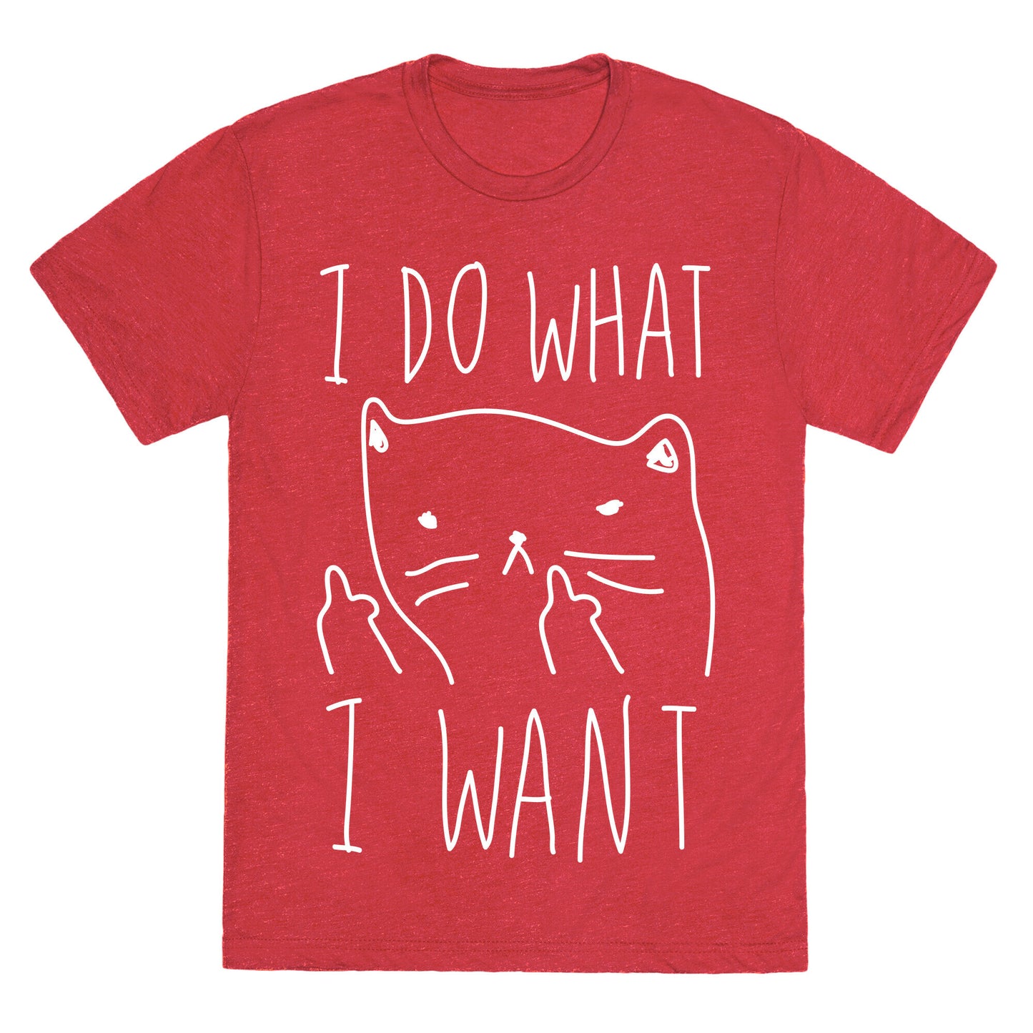 I Do What I Want Cat Unisex Triblend Tee