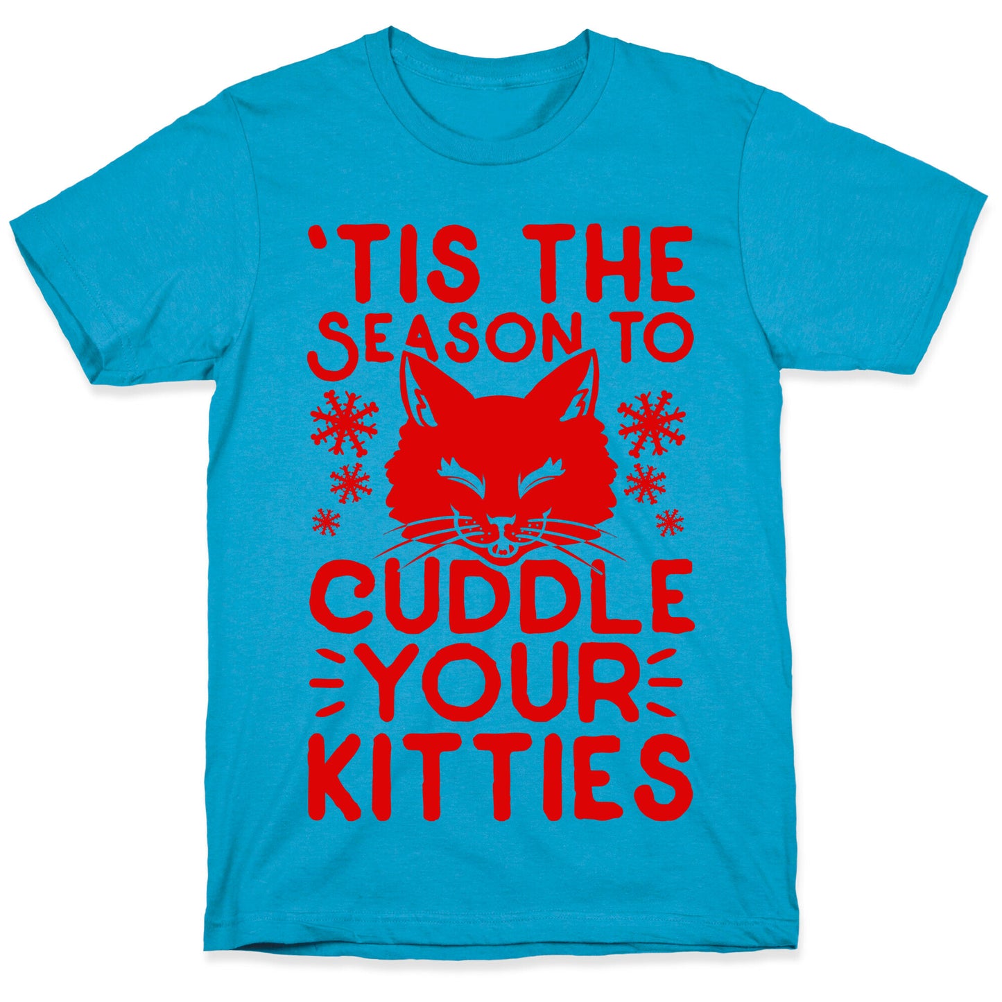 'Tis the Season to Cuddle Your Kitties Unisex Triblend Tee