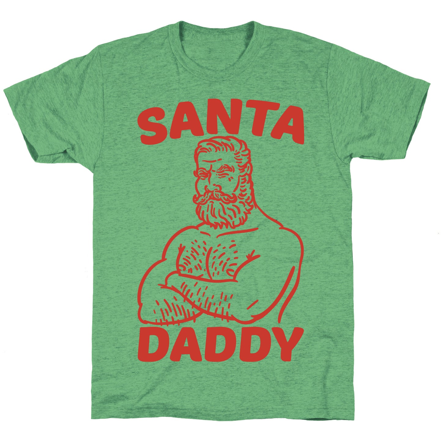Santa Daddy Unisex Triblend Tee