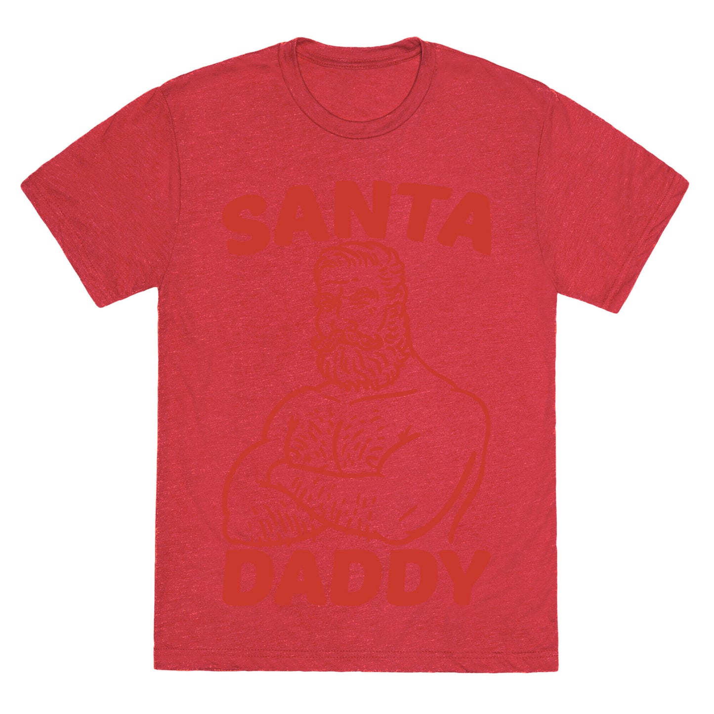 Santa Daddy Unisex Triblend Tee