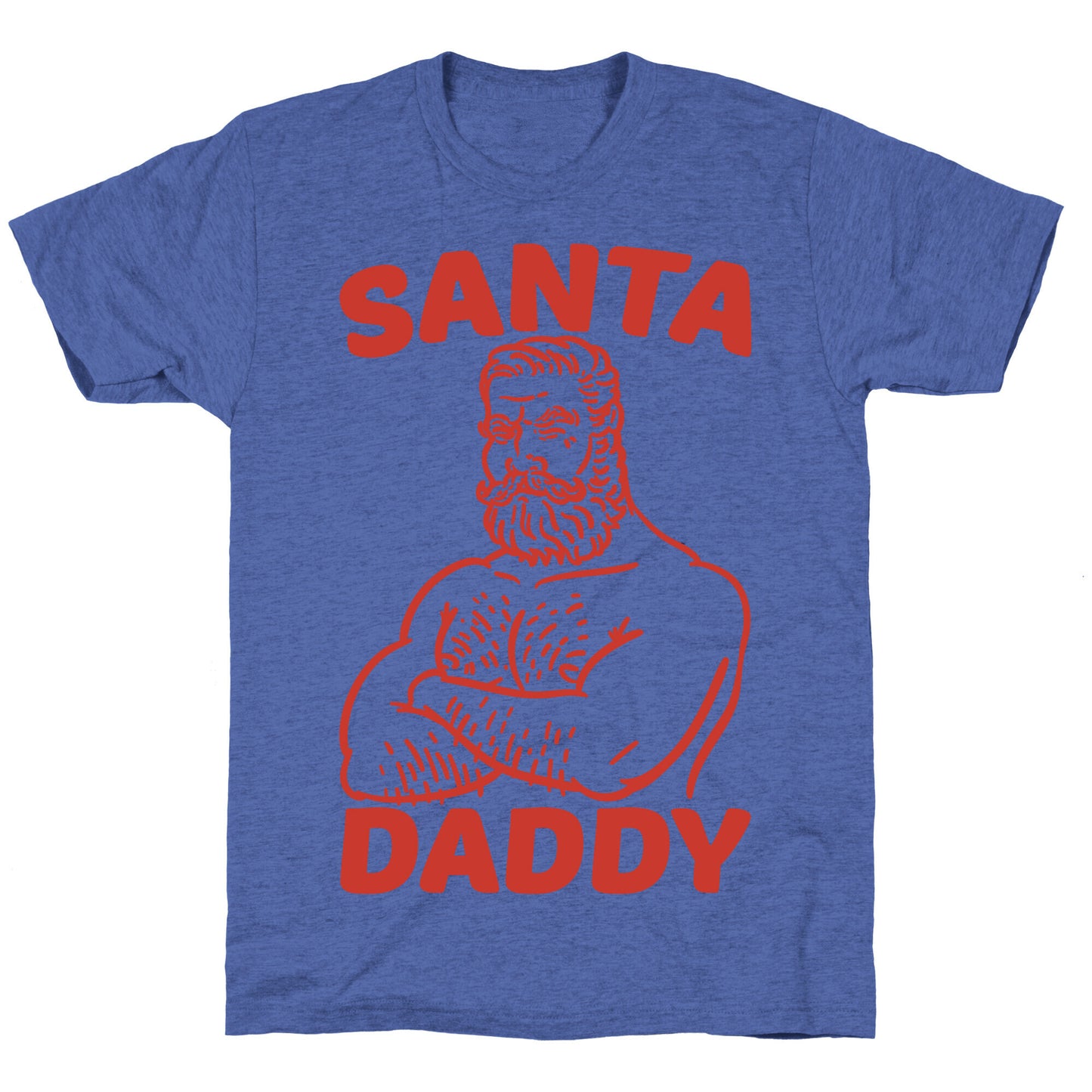 Santa Daddy Unisex Triblend Tee