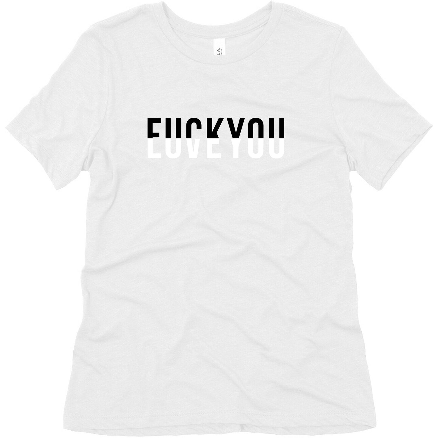 Fuck You, Love You Women's Triblend Tee