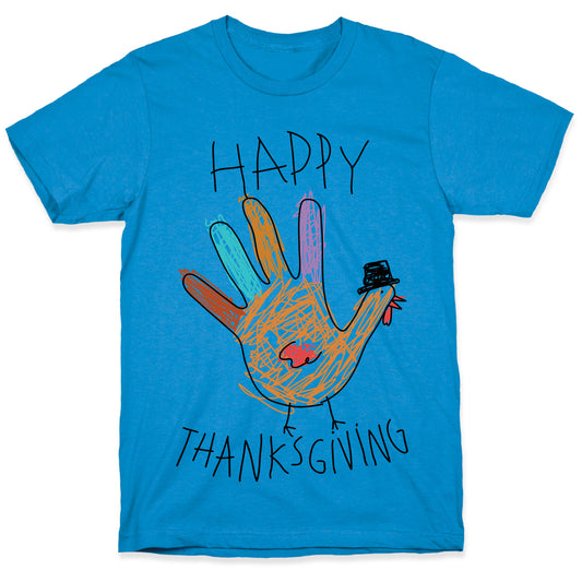Happy Thanksgiving Hand Turkey T-Shirt
