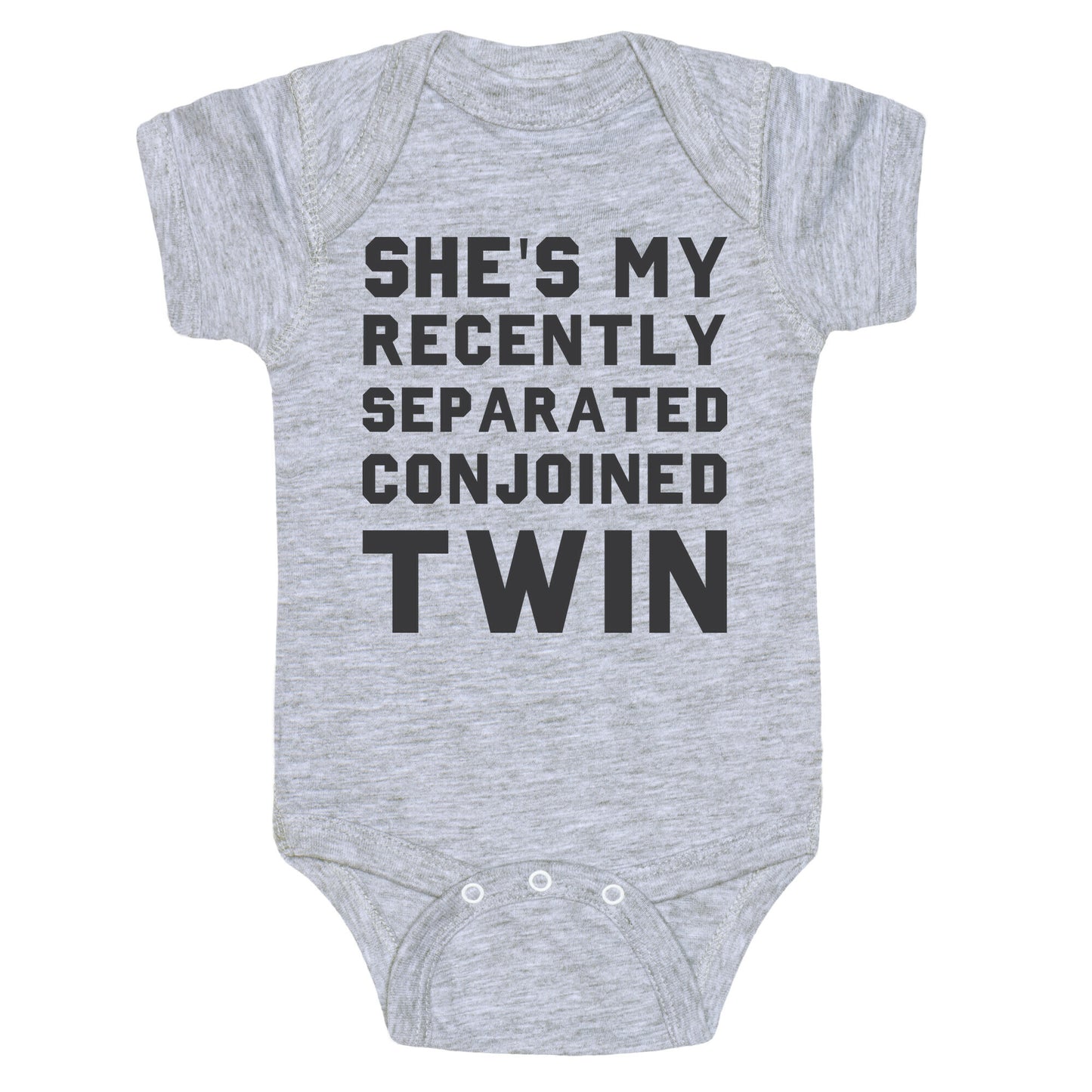 Conjoined Twin (Couples) Baby One Piece