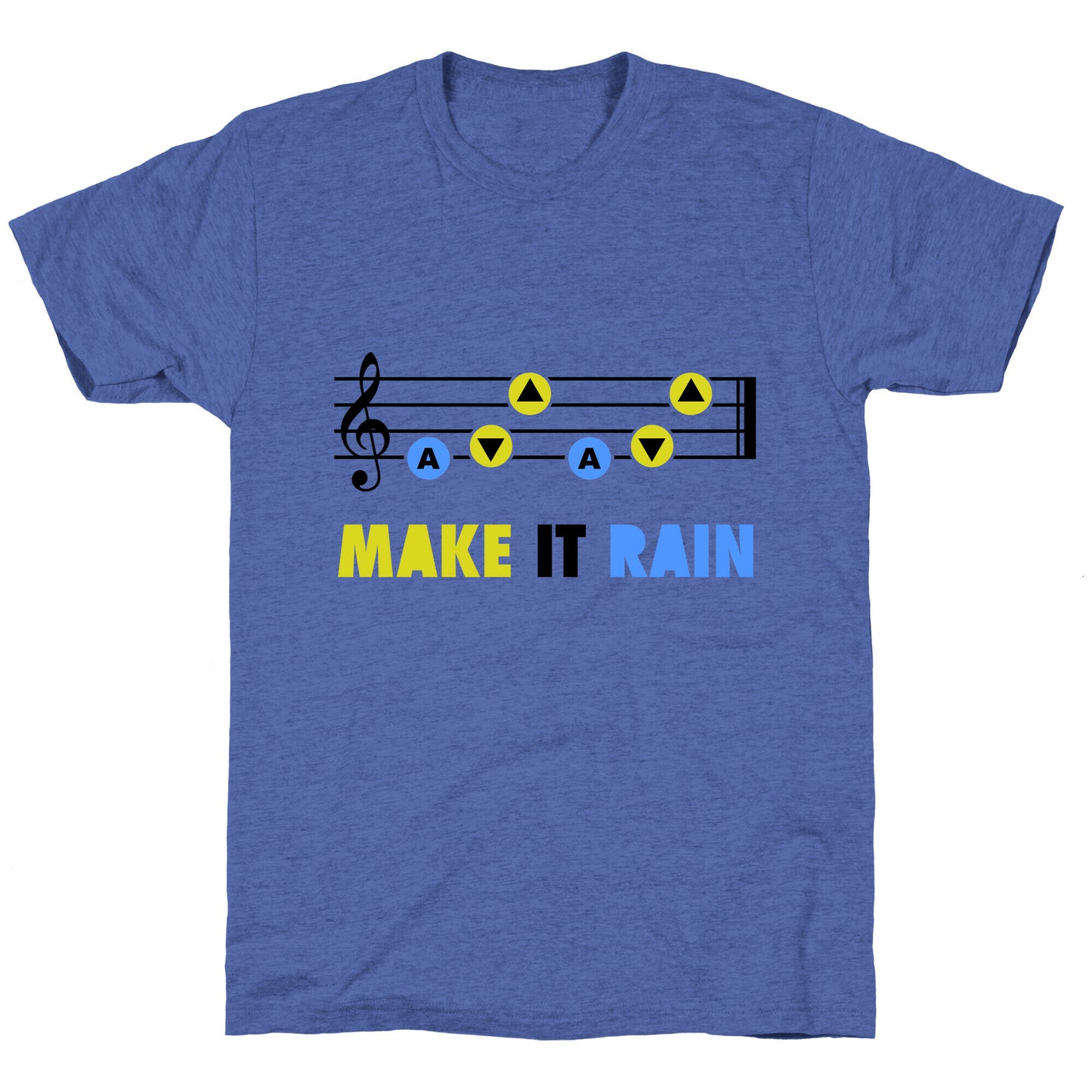 Make It Rain (Song Of Storms) Unisex Triblend Tee