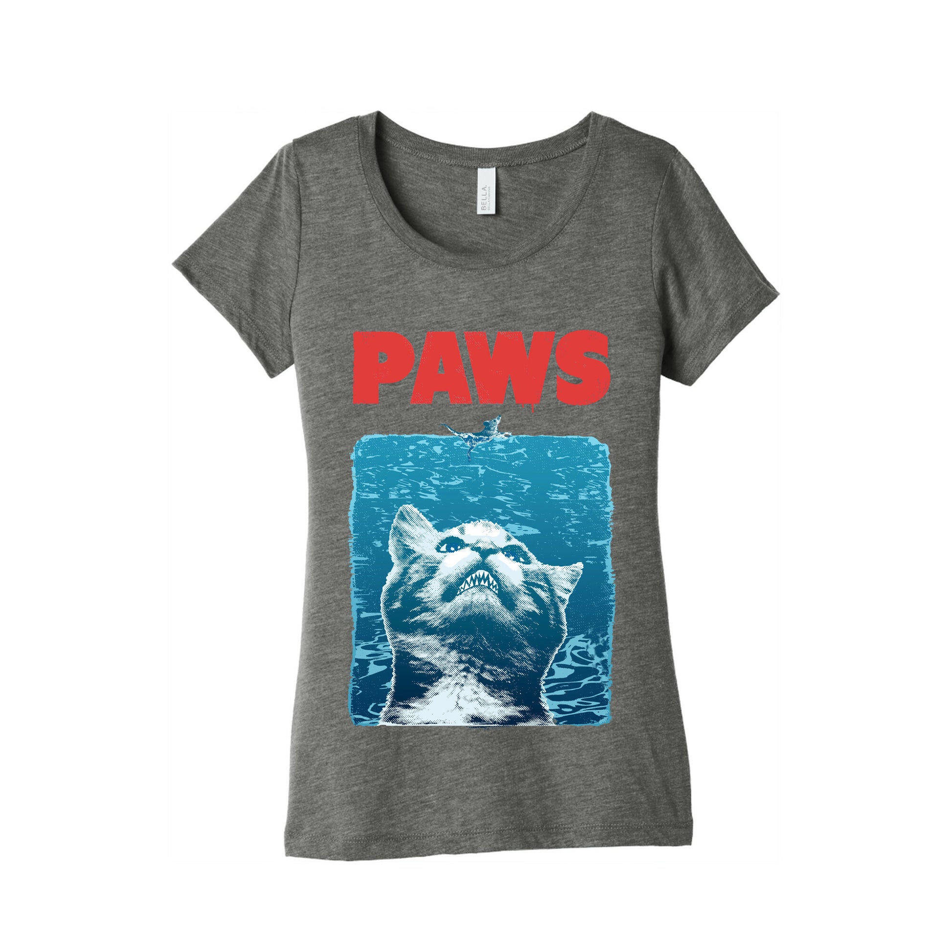 PAWS (Jaws Parody tee) Women's Triblend Tee