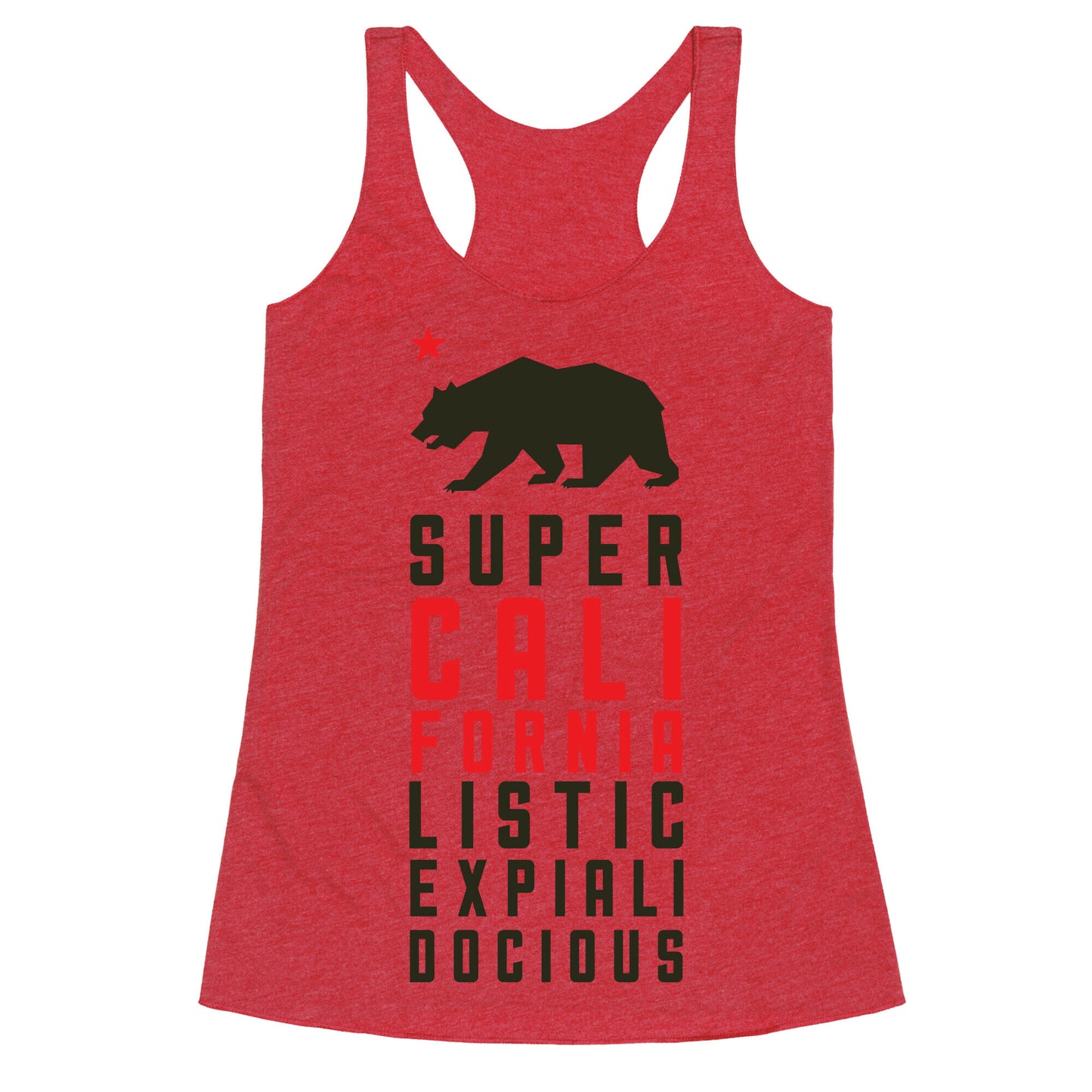 Californialistic Racerback Tank
