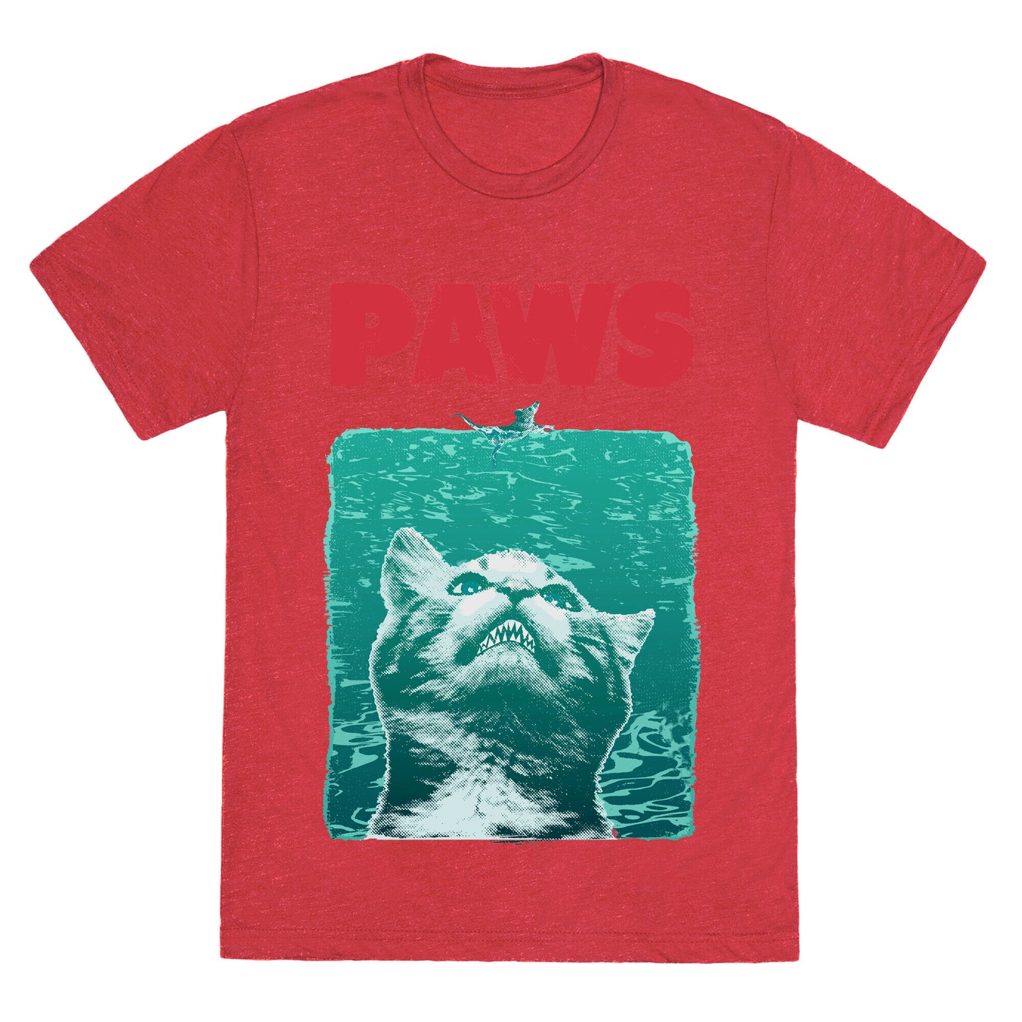 PAWS (Vintage Parody tank) Unisex Triblend Tee