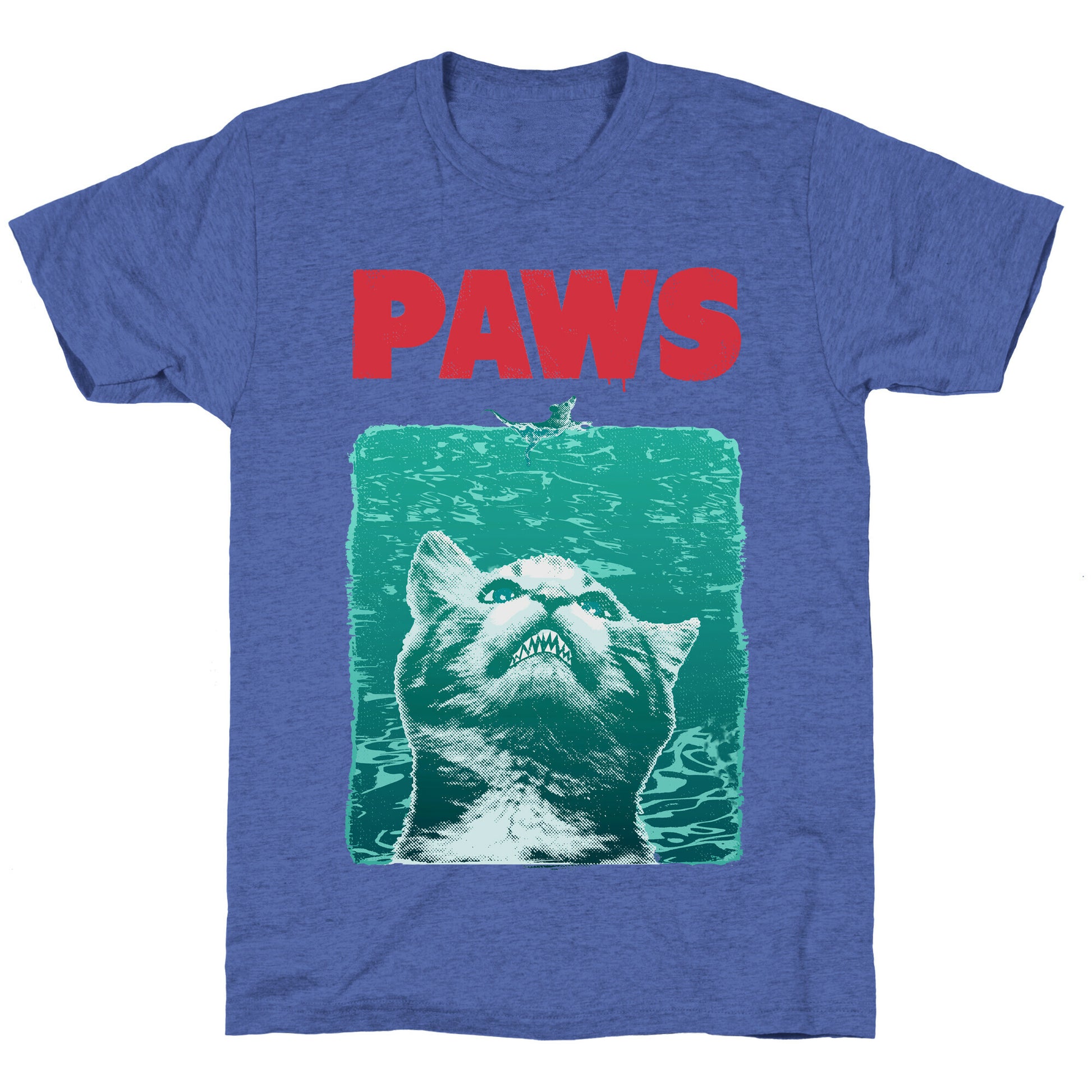 PAWS (Vintage Parody tank) Unisex Triblend Tee