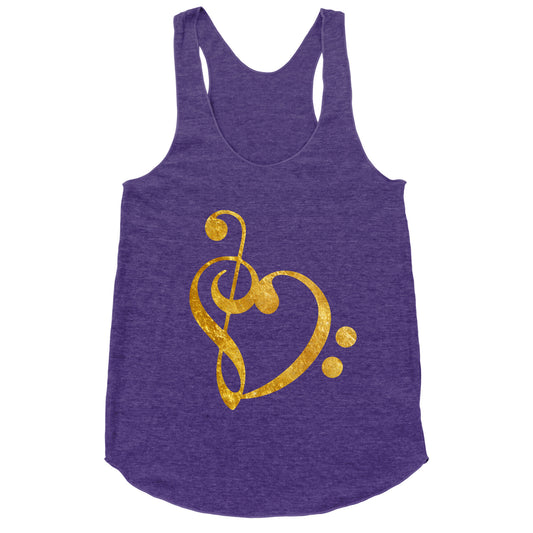 Musical Heart Racerback Tank