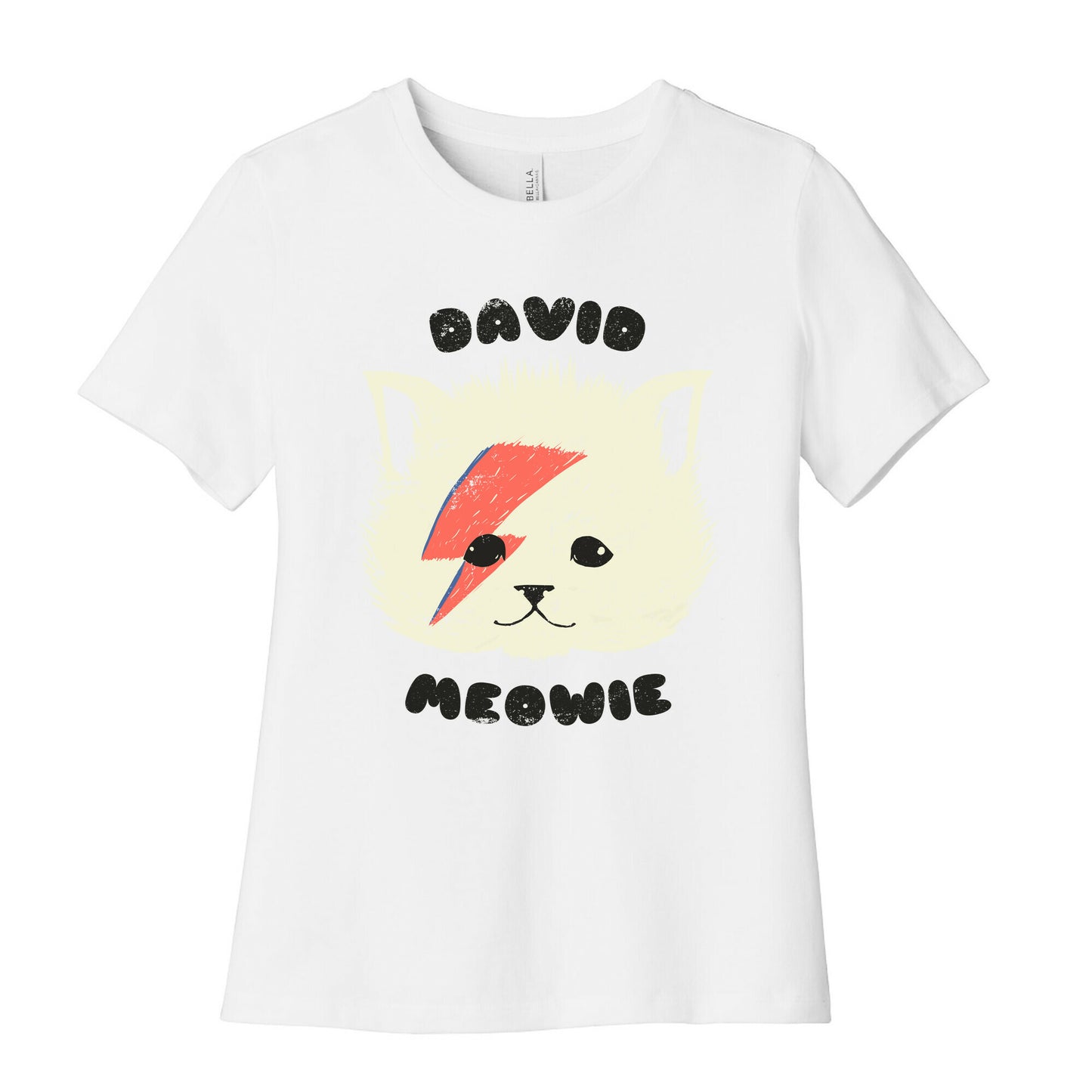 David Meowie Women's Cotton Tee
