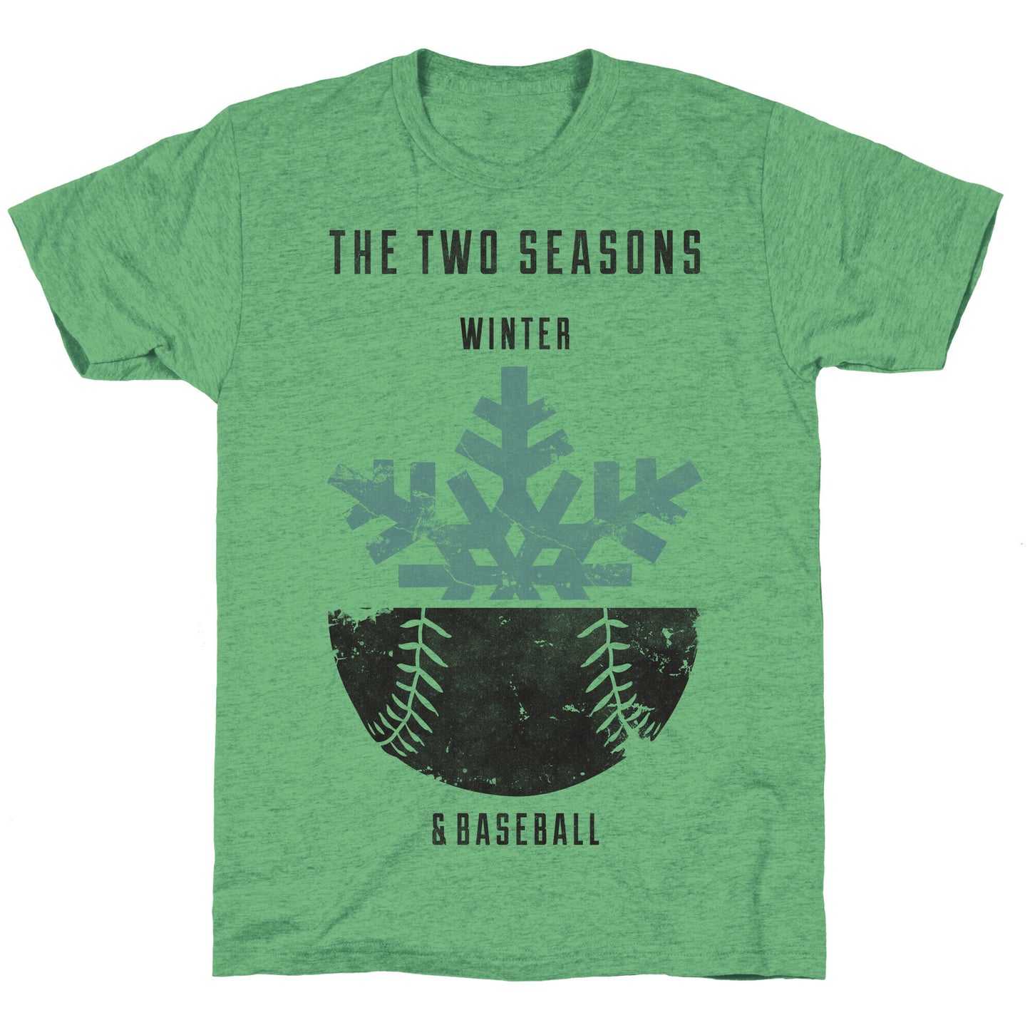 Winter and Baseball Unisex Triblend Tee