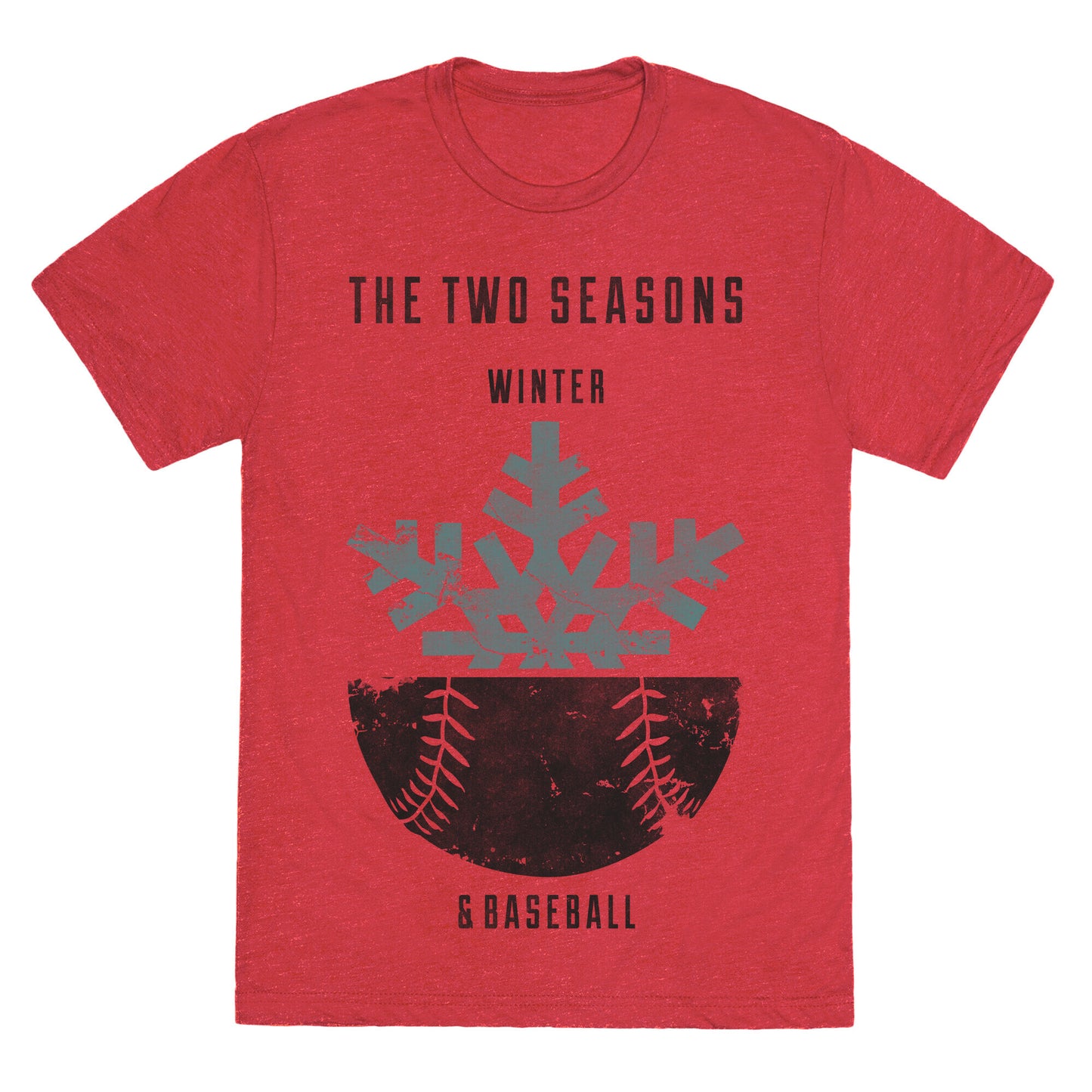 Winter and Baseball Unisex Triblend Tee