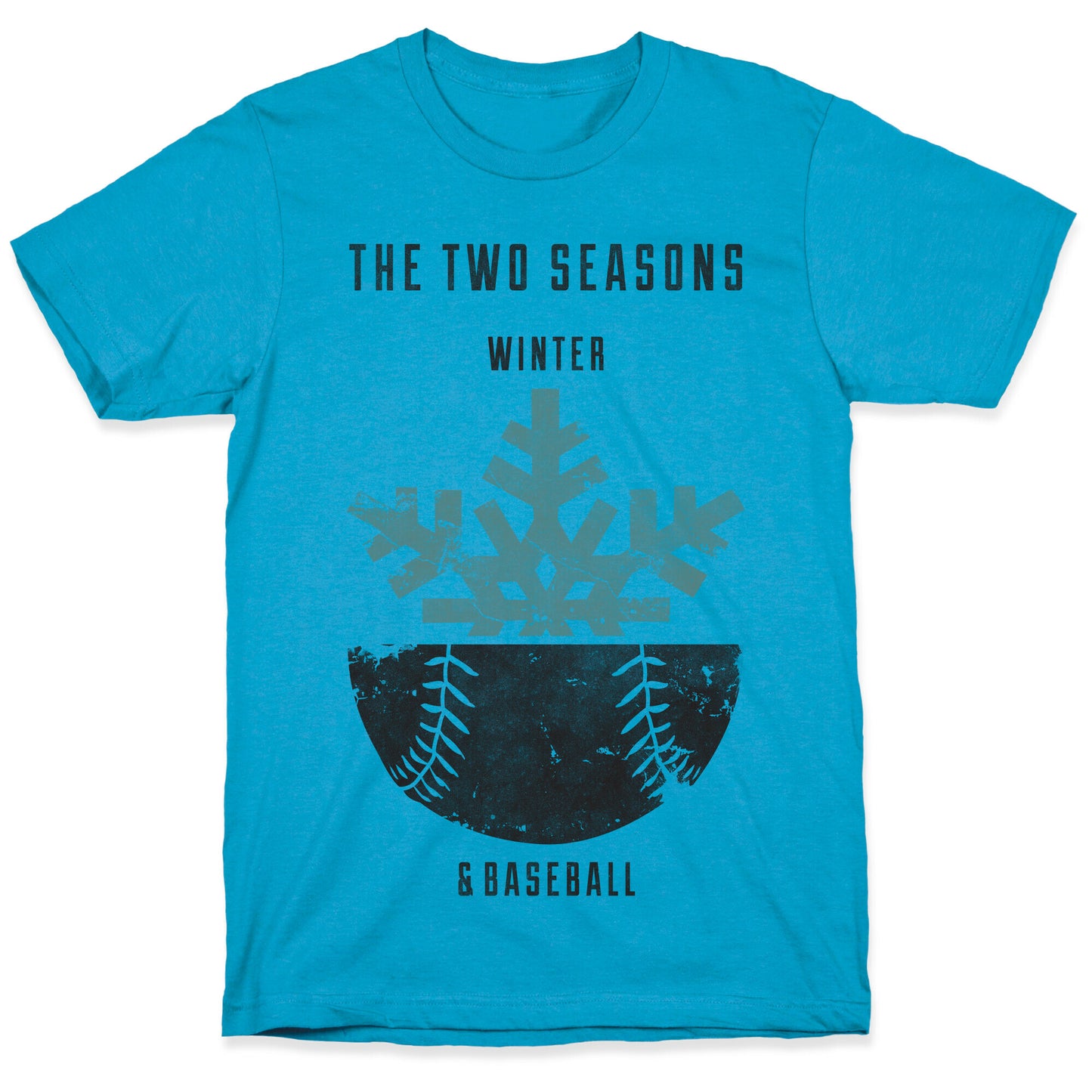 Winter and Baseball Unisex Triblend Tee