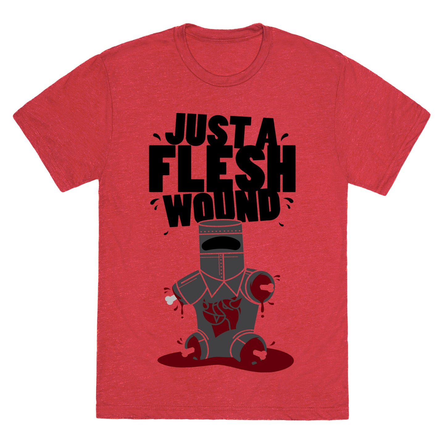 Just A Flesh Wound Unisex Triblend Tee
