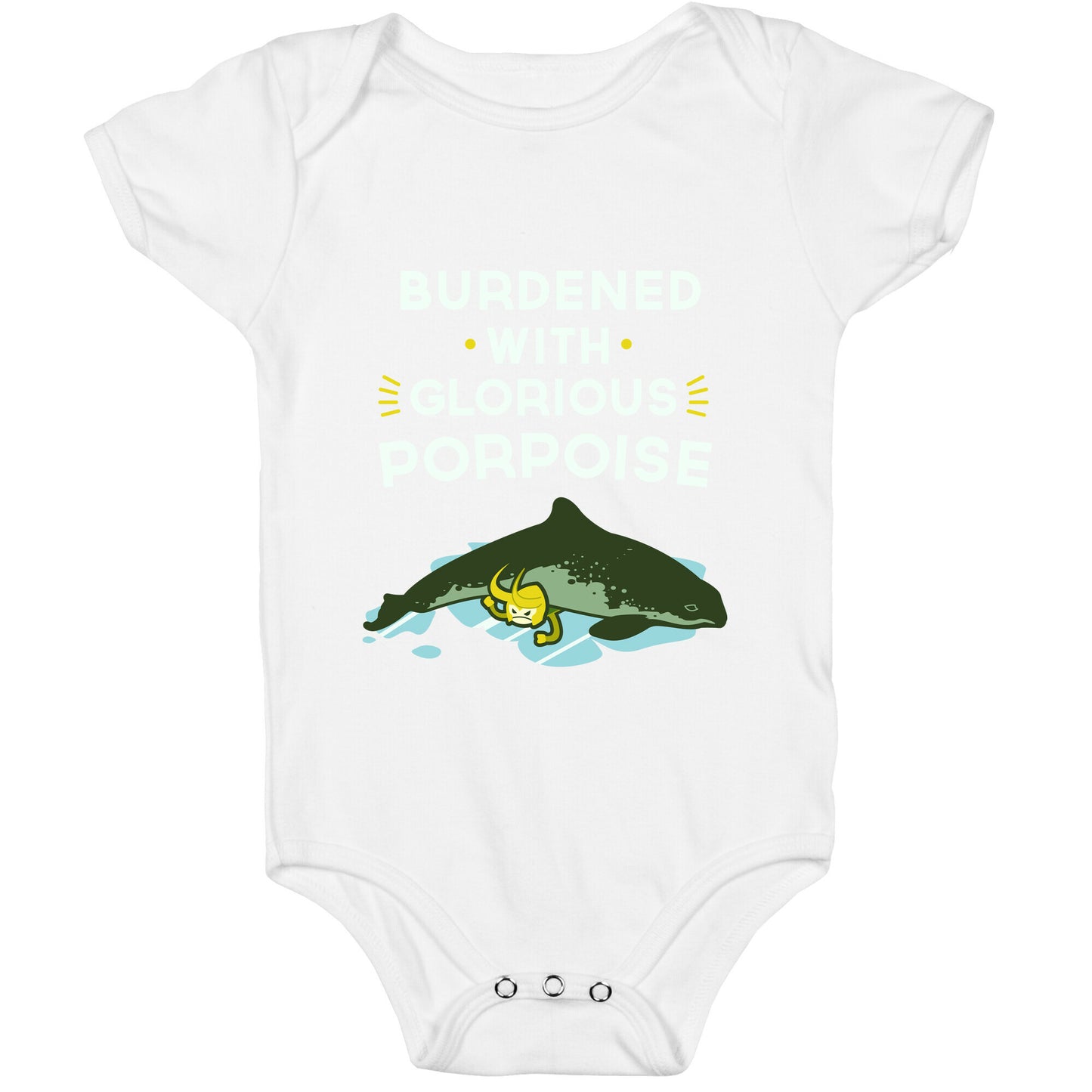 Glorious Porpoise Baby One Piece