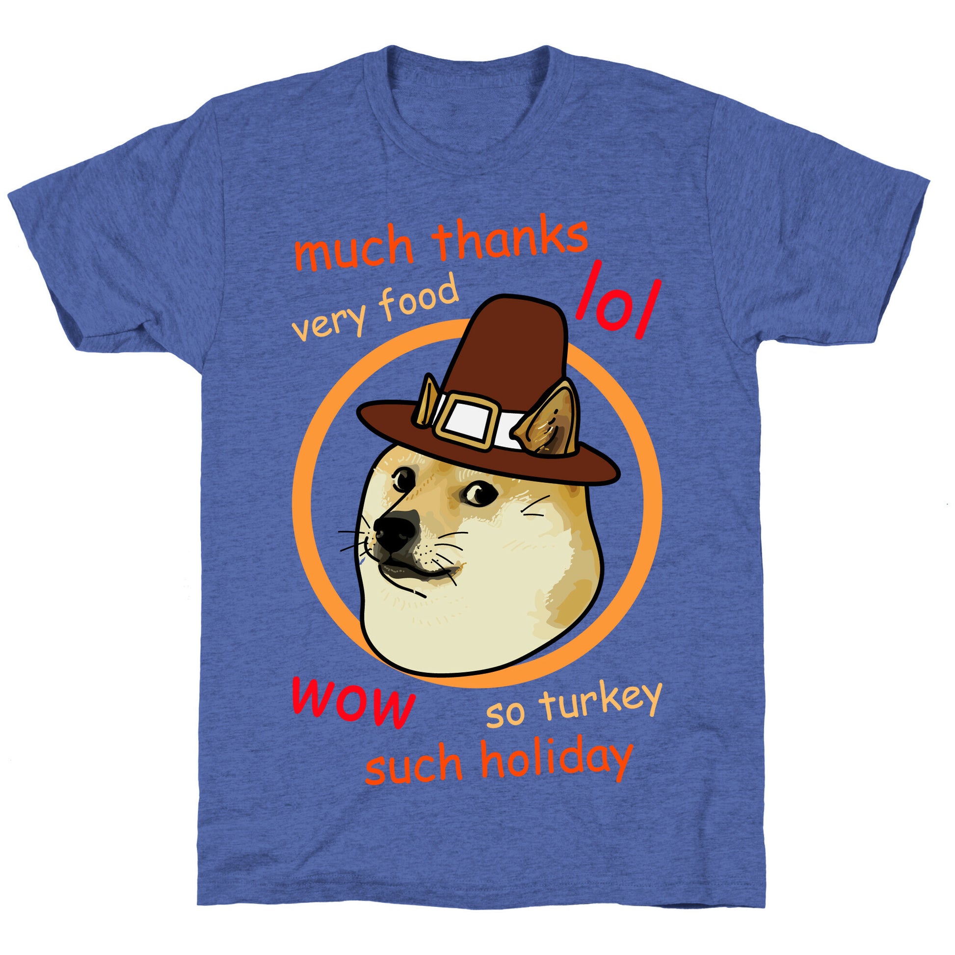 Doge Thanksgiving Unisex Triblend Tee